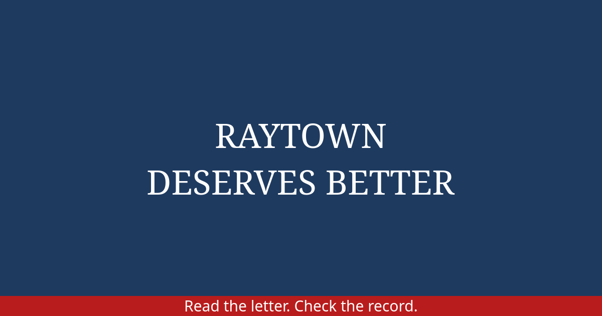 Preview card for Raytown Deserves Better